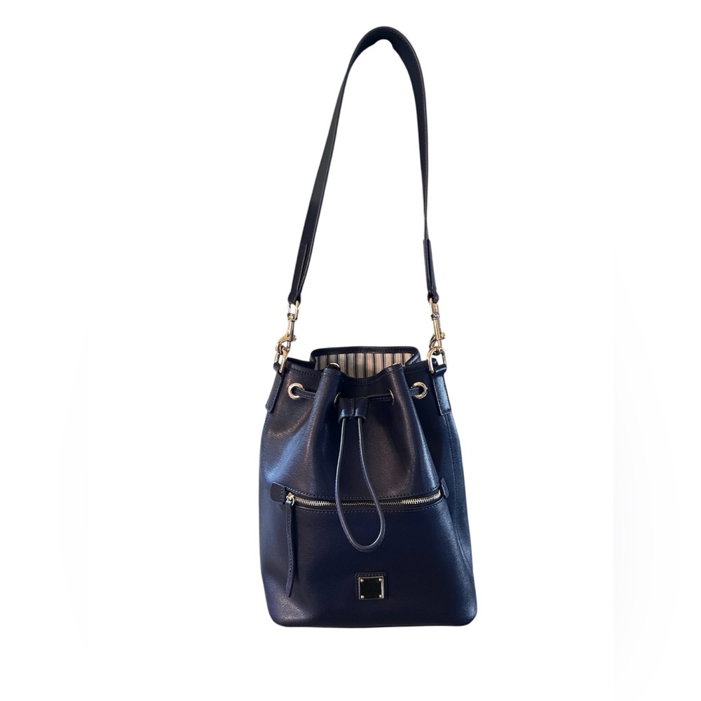 Dooney & Bourke Navy Leather Shoulder Bag